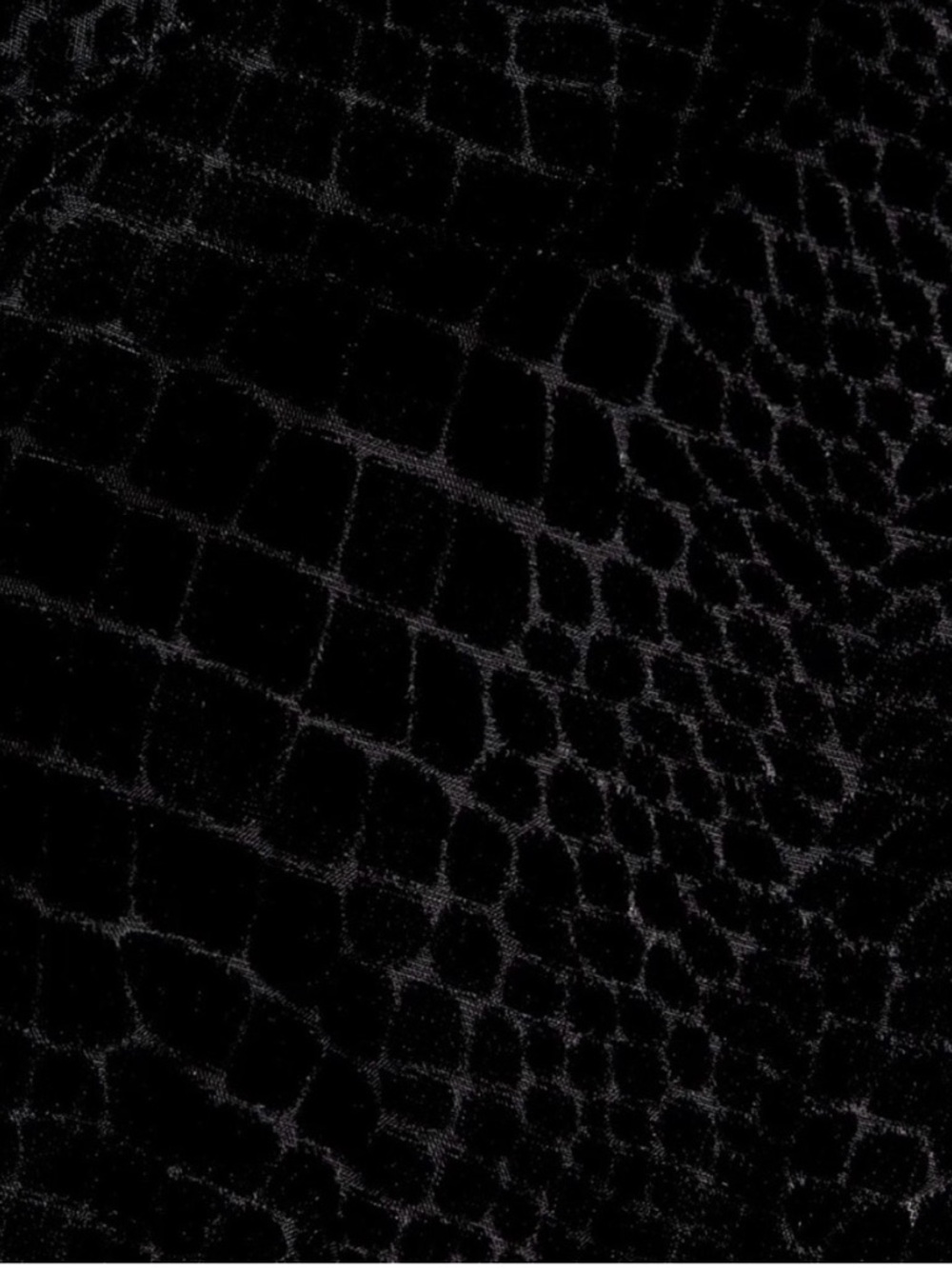 Frame Cutout Croc Print Devore Velvet Top size S ($325) - Picture 6 of 7
